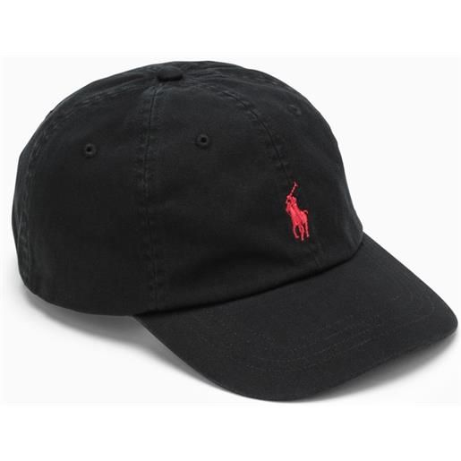 Polo Ralph Lauren cappello da baseball nero con logo