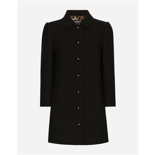 Dolce & Gabbana cappotto corto in tela di lana