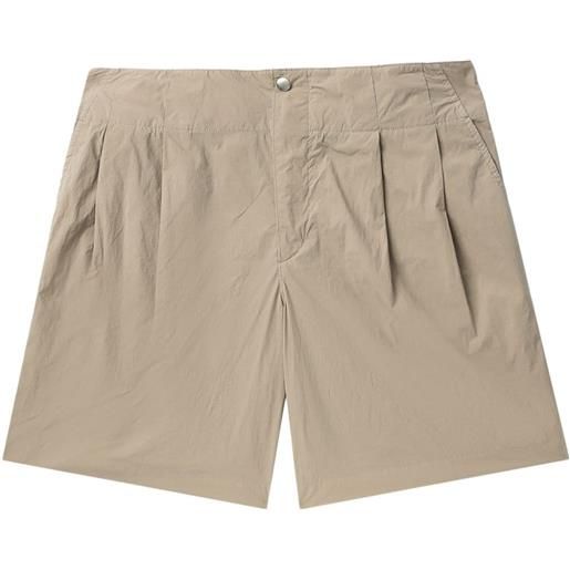Kolor shorts sartoriali con pieghe - toni neutri