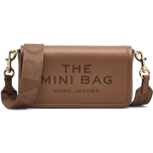 Marc Jacobs borsa a spalla the leather mini - marrone