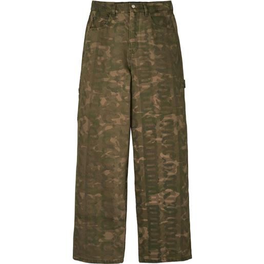 Marc Jacobs jeans con stampa camouflage - verde