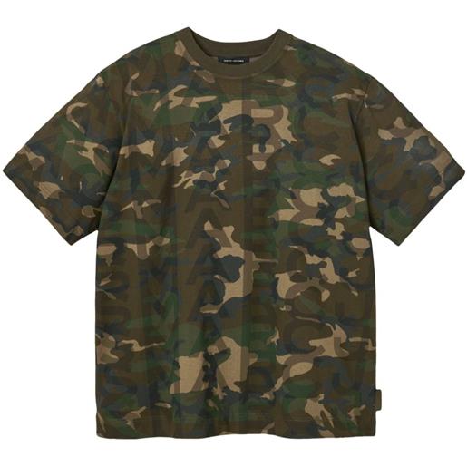 Marc Jacobs t-shirt con stampa camouflage - verde