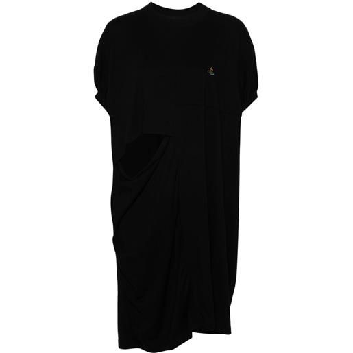 Vivienne Westwood t-shirt con ricamo orb - nero