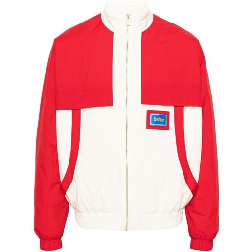 Drôle De Monsieur giacca con design color-block - rosso