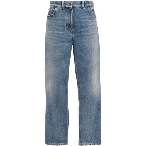 Prada jeans dritti crop - blu
