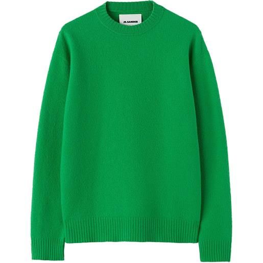 Jil Sander maglione girocollo - verde