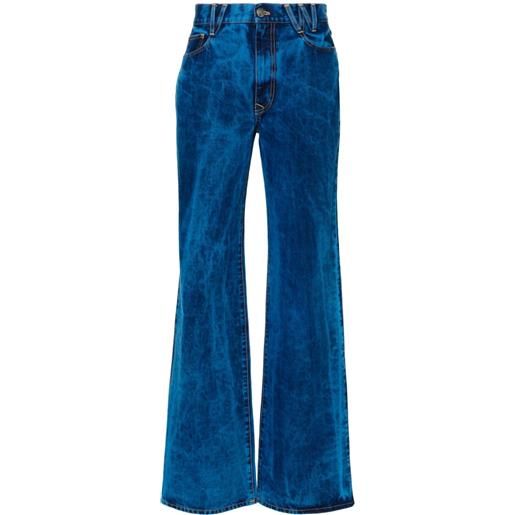 Vivienne Westwood jeans dritti con applicazione - blu