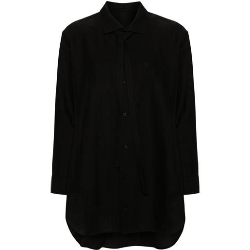 Yohji Yamamoto camicia - nero