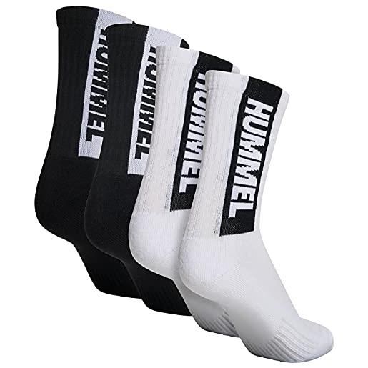 hummel hmllegacy core socks - confezione da 4 paia di calzini unisex