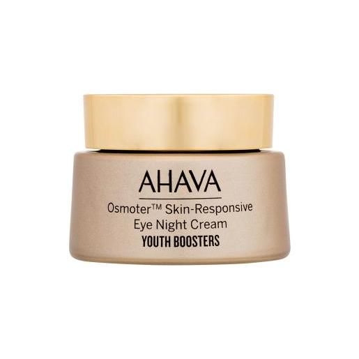 AHAVA youth boosters osmoter skin-responsive eye night cream crema occhi ringiovanente per la notte 15 ml per donna