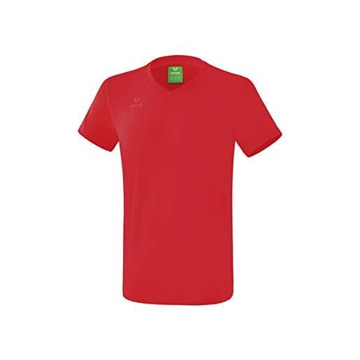 Erima t-shirt elegante t-shirt, uomo, rosso, xxxl
