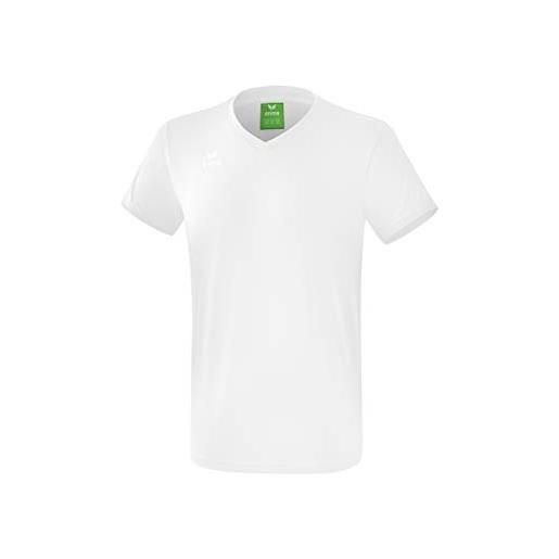 Erima t-shirt elegante t-shirt, uomo, new bianco, l