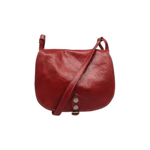 Puccio Pucci trlbc100189, borsa di pelle womens, rosso bordeaux, 30x26x18 cm