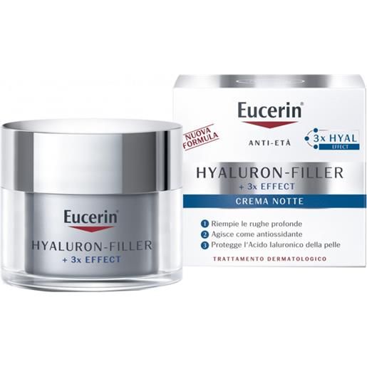 Beiersdorf spa eucerin hyaluron-filler crema notte anti-eta' 50ml