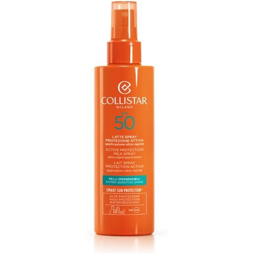 Collistar latte spray protezione attiva pelli ipersensibili spf 50 200 ml ideale per pelli sensibili e/o reattive