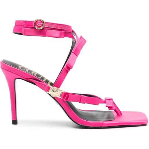 Versace Jeans Couture sandali con fiocco - rosa
