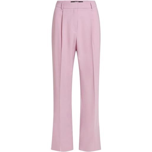 Karl Lagerfeld pantaloni dritti - rosa