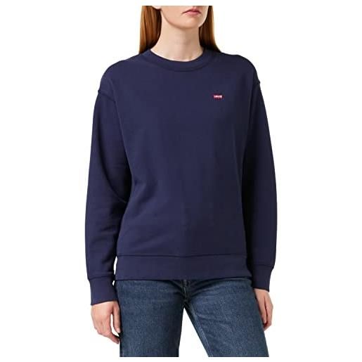 Levi's standard crew, maglia di tuta donna, caviar, s