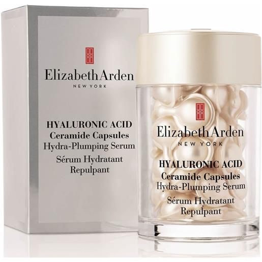 Elizabeth Arden hyaluronic acid ceramide capsules hydra-plumping serum 30caps siero viso effetto globale, siero viso antirughe