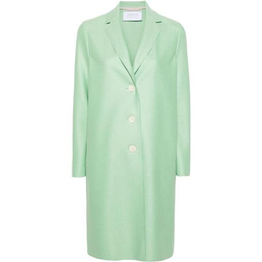 Harris Wharf London cappotto monopetto - verde