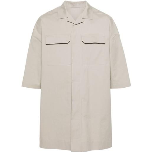 Rick Owens camicia magnum tommy - grigio
