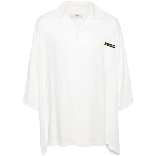 Martine Rose camicia con applicazione - bianco
