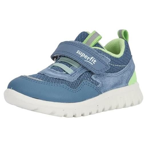 Superfit sport7 mini, scarpe da ginnastica, blu verde chiaro 8000, 34 eu