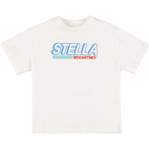 STELLA MCCARTNEY KIDS t-shirt in cotone organico con stampa