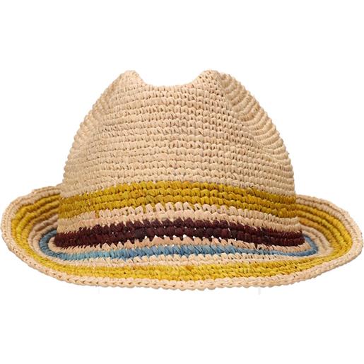 BONPOINT cappello bucket in rafia crochet