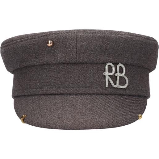 RUSLAN BAGINSKIY cappello baker boy con logo