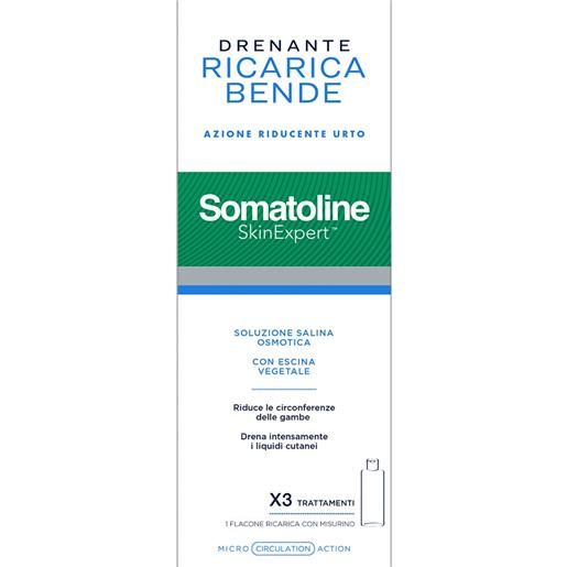 Somatoline skin expert bende snellenti drenanti kit ricarica 420ml