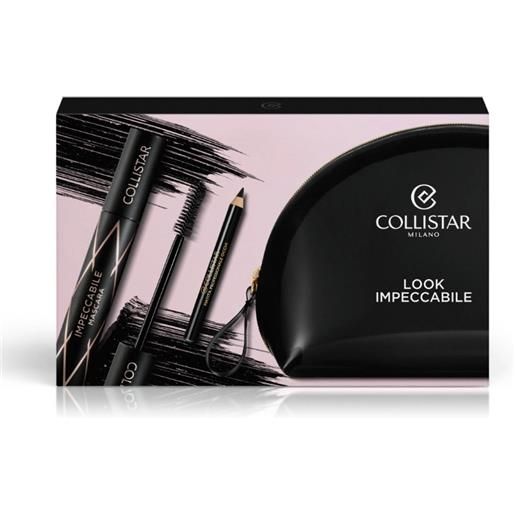 COLLISTAR INTEGRATORI collistar cofanetto look impeccabile mascara + matita + beauty bag