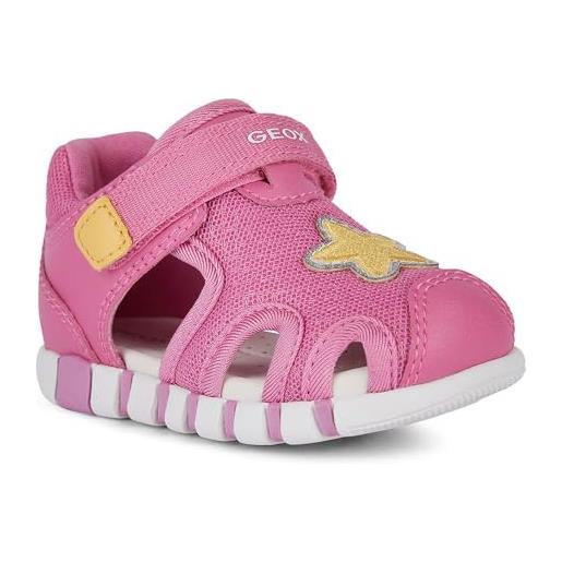 Geox b sandal iupidoo gir, bimba 0-24, rosa viola, 19 eu