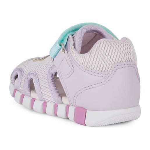 Geox b sandal iupidoo gir, bambina, rosa viola, 26 eu