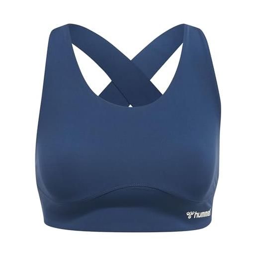 hummel reggiseno sportivo da donna hmlmt grace, nero, xs