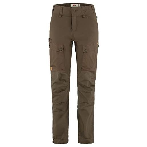 Fjallraven 86370-633 forest hybrid trousers w pantaloni sportivi donna dark olive taglia 48/r