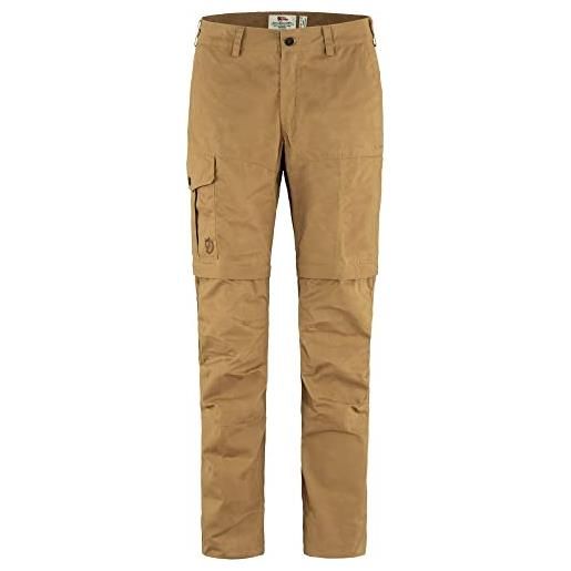 Fjallraven 89845-232 karla pro zip-off trousers w pantaloni sportivi donna buckwheat brown taglia 34