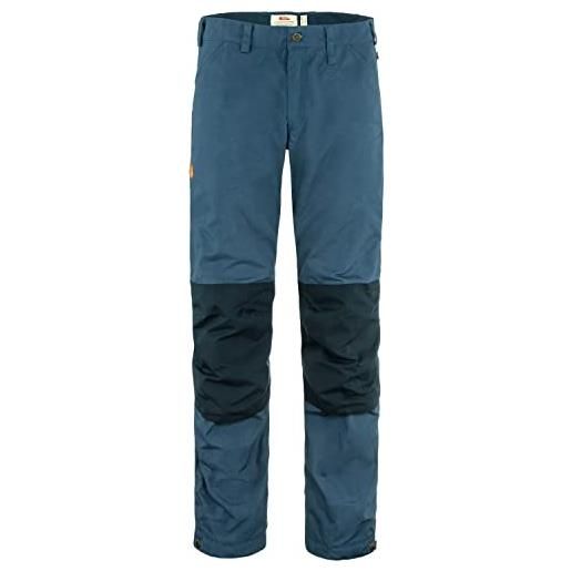 Fjallraven 86677-534-555 greenland trail trousers m pantaloni sportivi uomo indigo blue-dark navy taglia 52/s