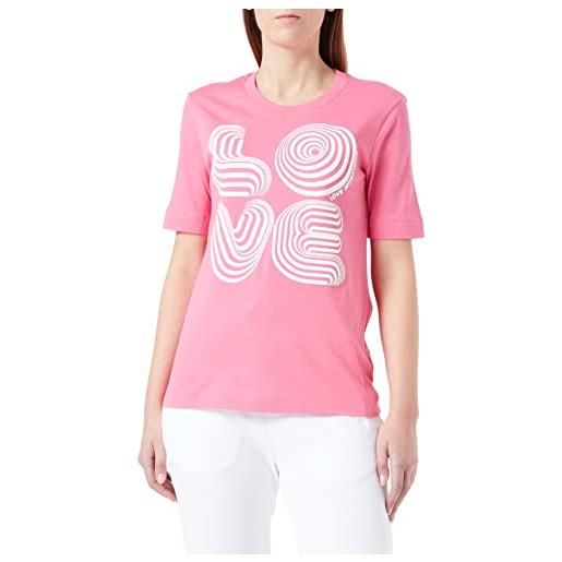 Love Moschino regular fit short-sleeved t-shirt, fucsia 35m, 40 donna