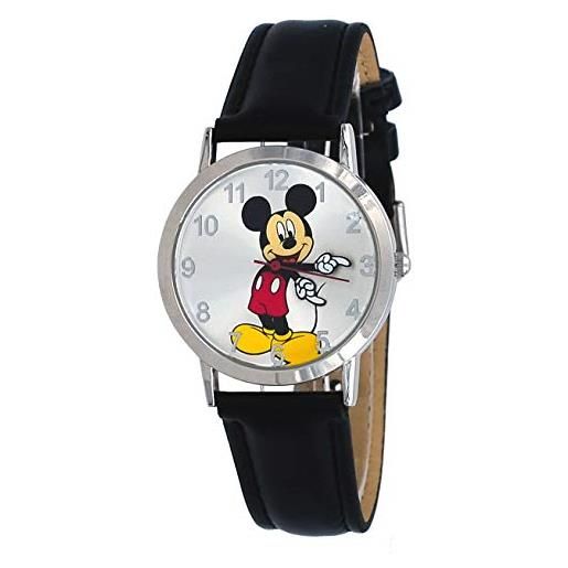 Disney mckaq16003 unisex classic mickey mouse black band analog watch