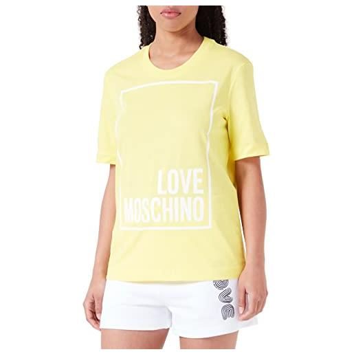 Love Moschino regular fit short-sleeved t-shirt, nero 35m, 54 donna