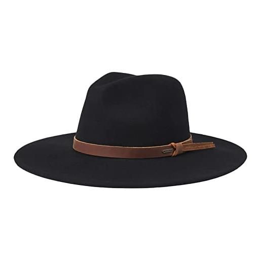 Brixton field proper hat cappello da cowboy, nero, l unisex-adulto
