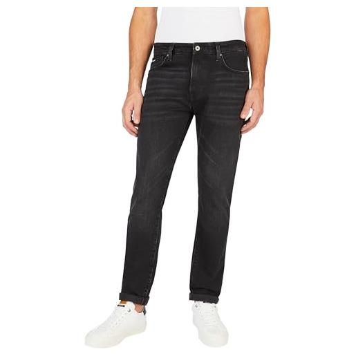 Pepe Jeans crane, jeans uomo, nero (denim-xv1), 38w / 34l