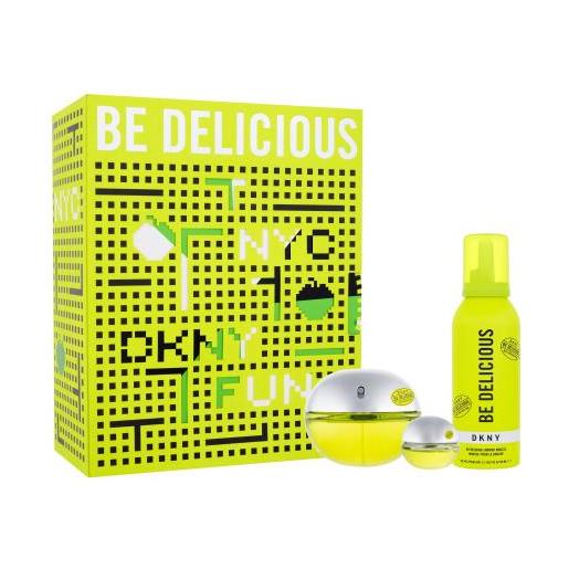 DKNY DKNY be delicious cofanetti eau de parfum 100 ml + aeau de parfum 7 ml + doccia schiuma 150 ml per donna