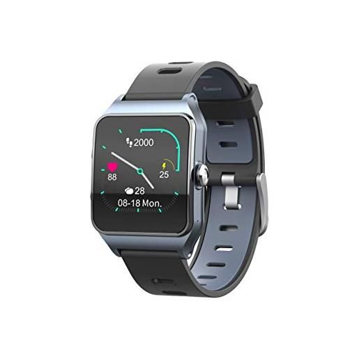 Funker smartwatch Funker t9 track master orologio sportivo da uomo o donna, impermeabile 5 atm, con schermo touch a colori, monitor di attività con gps e monitor del ritmo cardiaco e della fatica. 