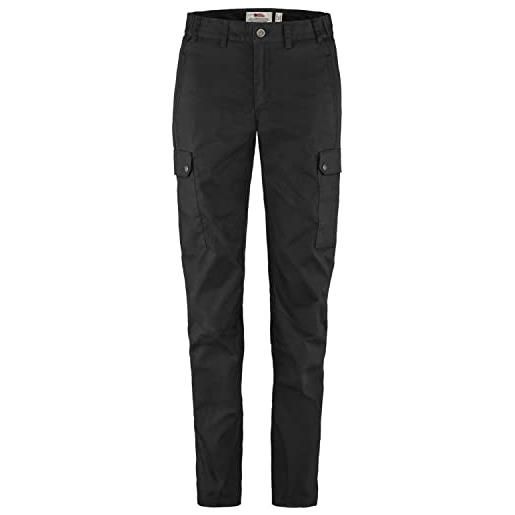Fjallraven 84775-550 stina trousers w pantaloni sportivi donna black taglia 40/l