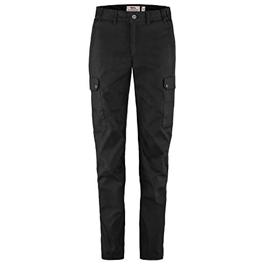 Fjallraven 84775-550 stina trousers w pantaloni sportivi donna black taglia 34/r