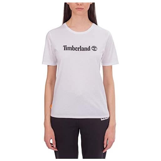 Timberland - t-shirt donna con logo lineare - taglia s