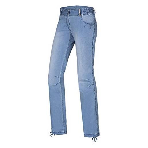 Ocun inga jeans w pantalone arrampicata light blue