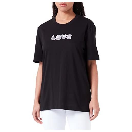 Love Moschino regular fit short-sleeved t-shirt, bianco, 42 donna